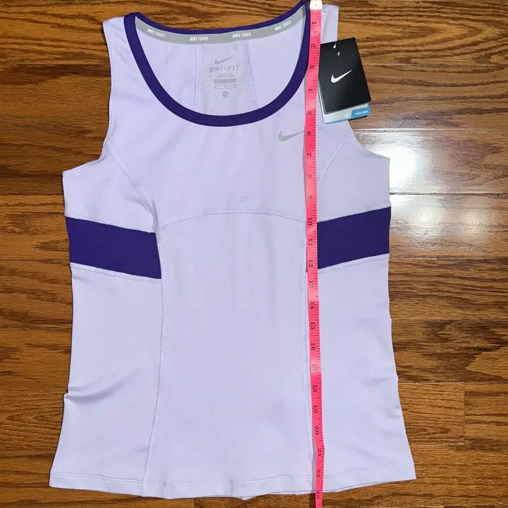 NWT Nike Girls Tennis Dri-Fit Lavender Purple Athletic Tank Top Size XL